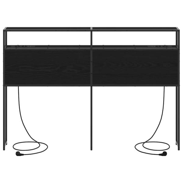 Stauraum-Kopfteil Schwarze Eiche 150 cm Holzwerkstoff
