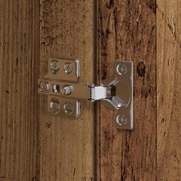 Küchenschrank mit Schubladen mit Regal mit Speicher mit Tür Altholz Holzwerkstoff