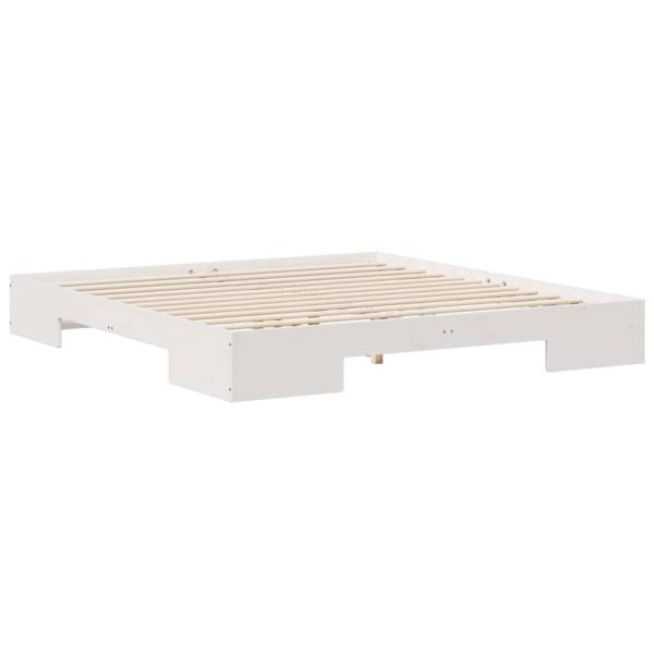 Bettgestell Weiß 200 x 200 cm