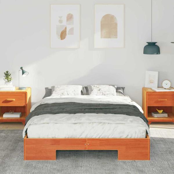 Bettgestell Braun 120 x 200 cm