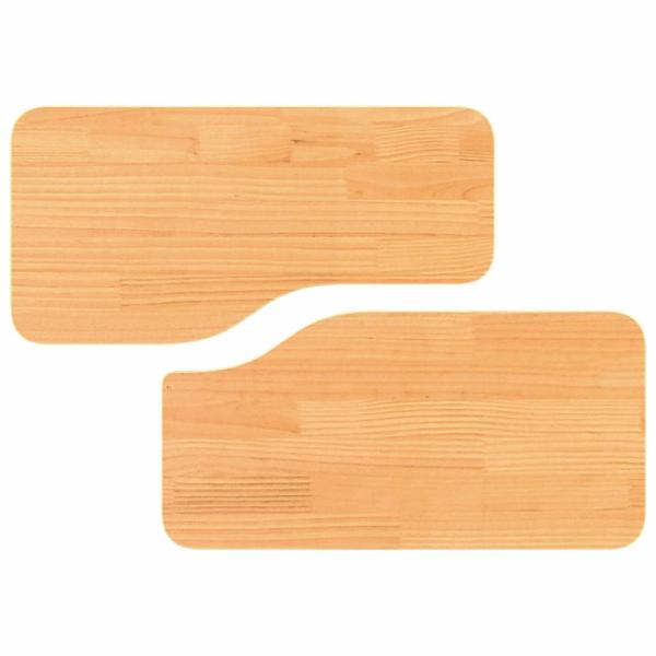 Couchtisch 2 pcs Wachsbraun 100 x 69 x 35.5 cm Massivkiefer