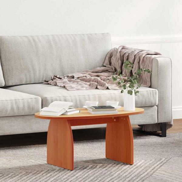 Couchtisch Wachsbraun 80 x 40 x 35 cm Massivkiefer