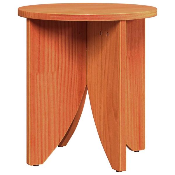 Kaffeetisch Set 2 pcs Wachsbraun 41,5 x 41,5 x 44 cm