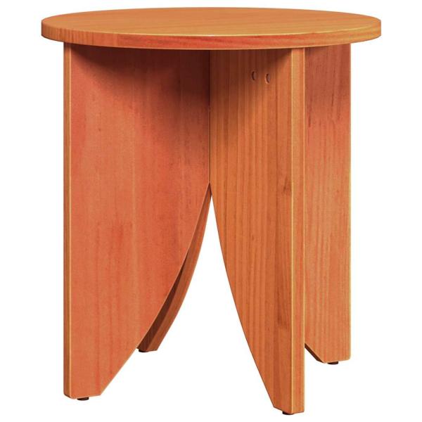 Kaffeetisch Set 2 pcs Wachsbraun 41,5 x 41,5 x 44 cm