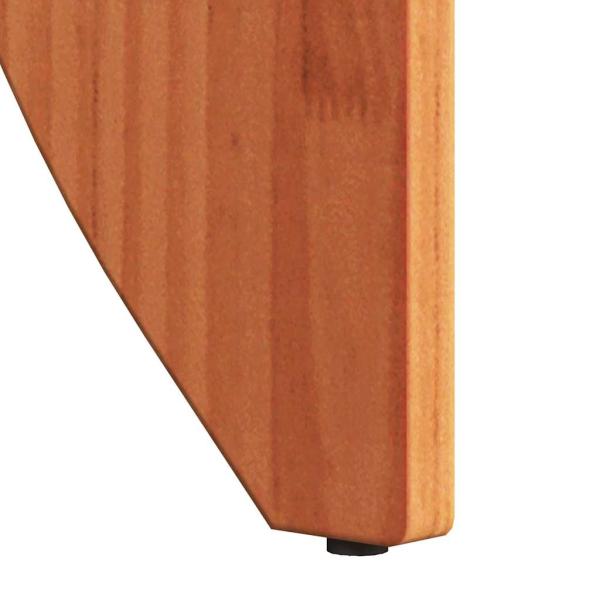 Kaffeetisch Set 2 pcs Wachsbraun 41,5 x 41,5 x 44 cm