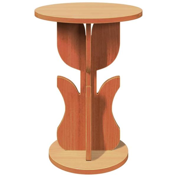 Beistelltisch Wachsbraun 39.5 x 39.5 x 53.5 cm Massivkiefer