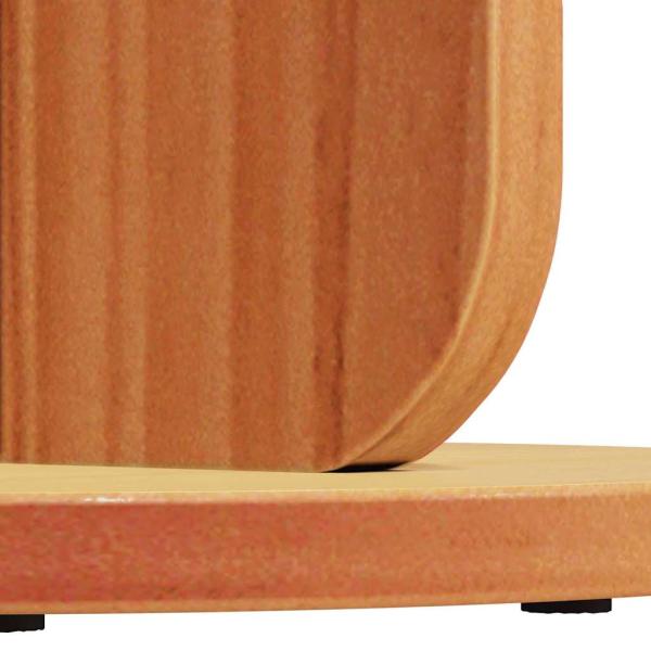 Beistelltisch Wachsbraun 39.5 x 39.5 x 53.5 cm Massivkiefer