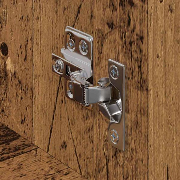 TV-Schränk mit Regal mit Speicher mit Tür Altholz 100 x 40 x 45 cm Holzwerkstoff