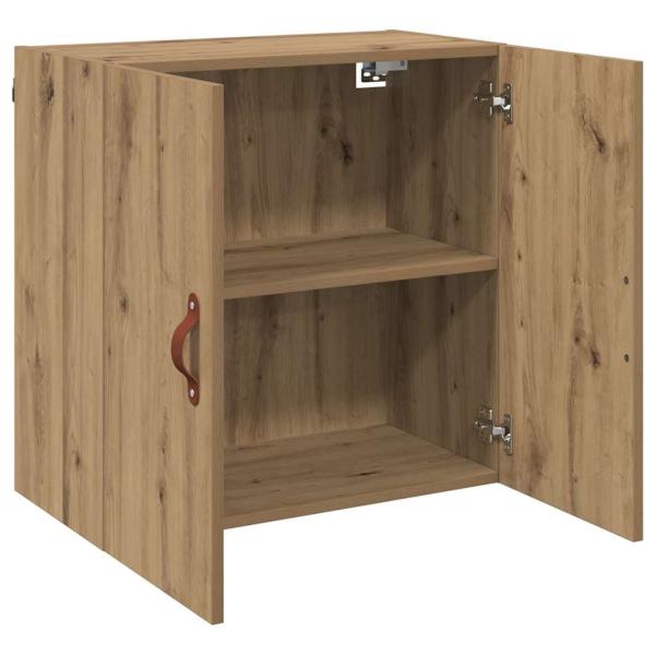 Wandschrank Eiche handwerklich 60 x 31 x 60 cm Holzwerkstoff