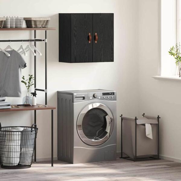 ARDEBO.de - Wandschrank Schwarze Eiche 60 x 31 x 60 cm Holzwerkstoff