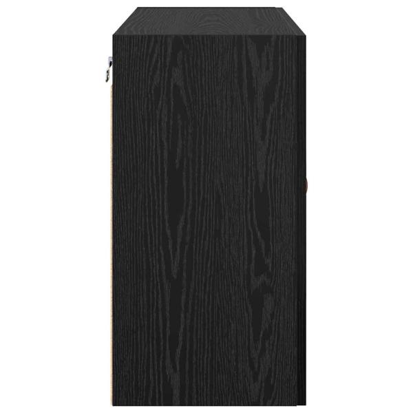Wandschrank Schwarze Eiche 60 x 31 x 60 cm Holzwerkstoff