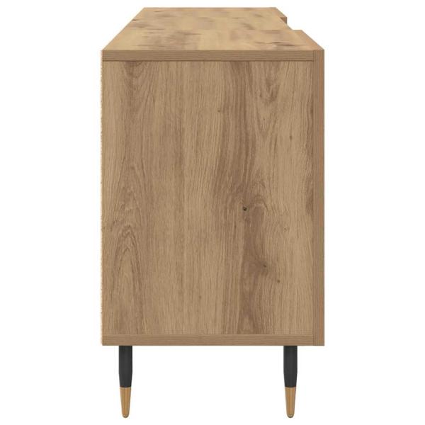 TV-Schränk Eiche handwerklich 150 x 30 x 50 cm Holzwerkstoff