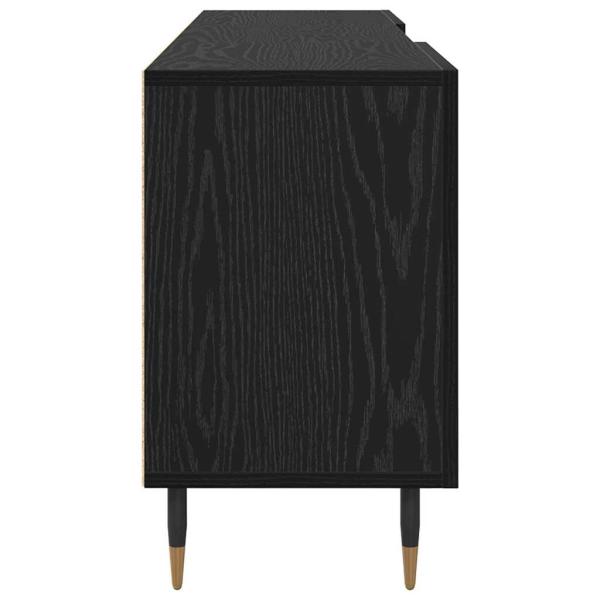 TV-Schränk Schwarze Eiche 150 x 30 x 50 cm Holzwerkstoff