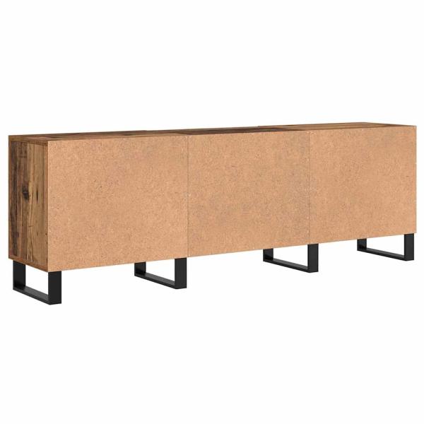 TV-Schränk mit Regal mit Speicher mit Tür 150 x 30 x 50 cm Holzwerkstoff