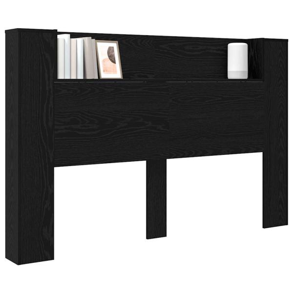 Kopfteil Schrank Schwarze Eiche Holzwerkstoff