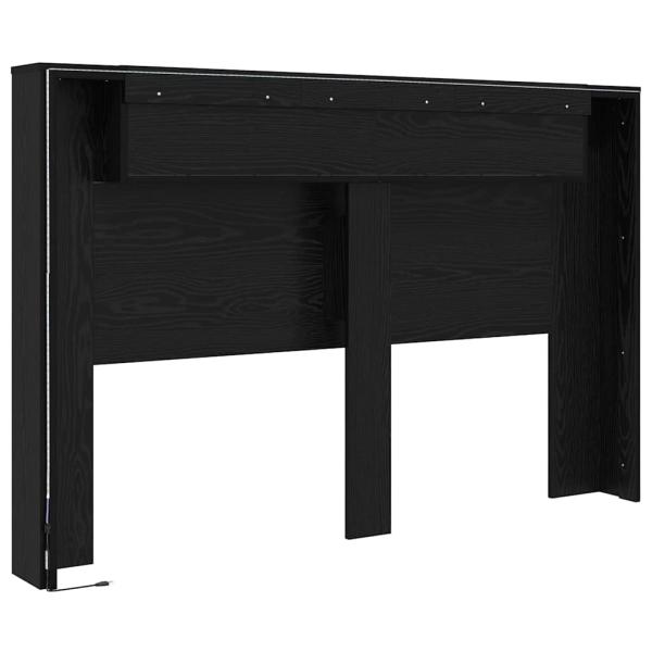 Kopfteil Schrank Schwarze Eiche Holzwerkstoff