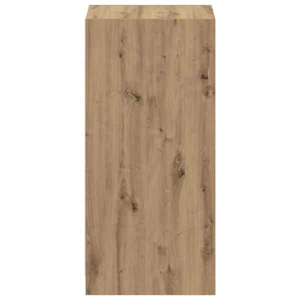 Kleiderschrank mit Regal mit Speicher Eiche handwerklich 41 x 48 x 102 cm