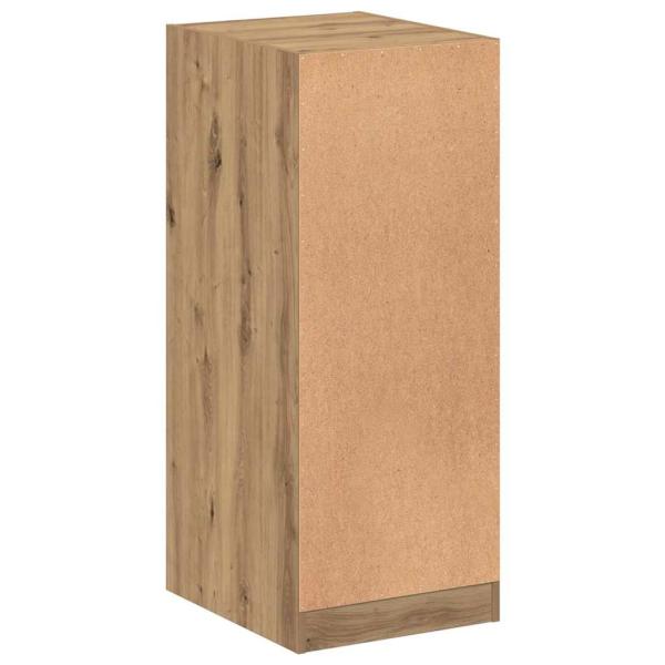 Kleiderschrank mit Regal mit Speicher Eiche handwerklich 41 x 48 x 102 cm