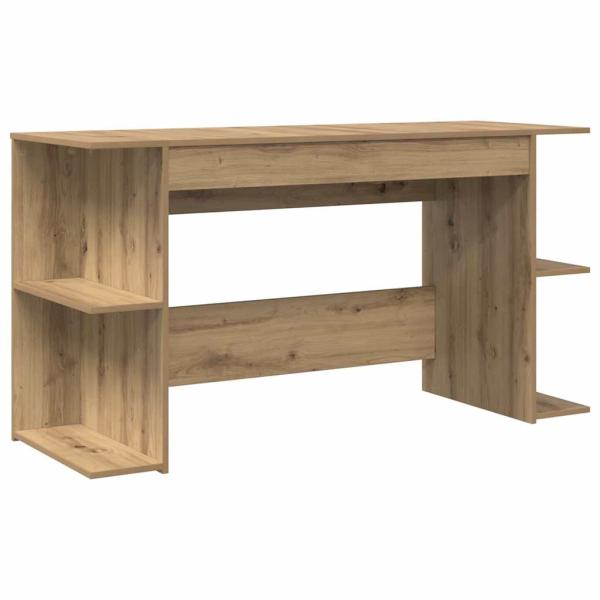 Schreibtisch Eiche handwerklich 140 x 50 x 75 cm Holzwerkstoff