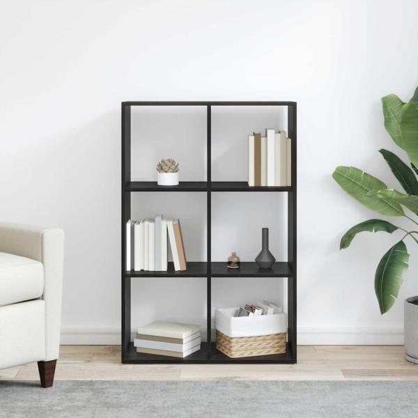 Bücherregal Schwarze Eiche 69,5 x 29 x 103,5 cm Holzwerkstoff