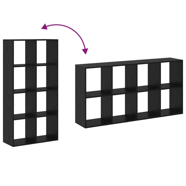 Bücherregal Schwarze Eiche 69,5 x 29 x 137,5 cm Holzwerkstoff