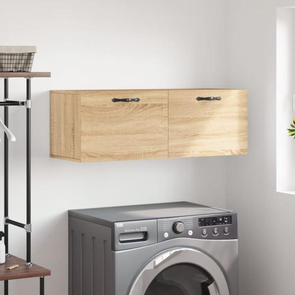 ARDEBO.de - Wandschrank Sonoma-Eiche 100x36,5x35 cm Holzwerkstoff