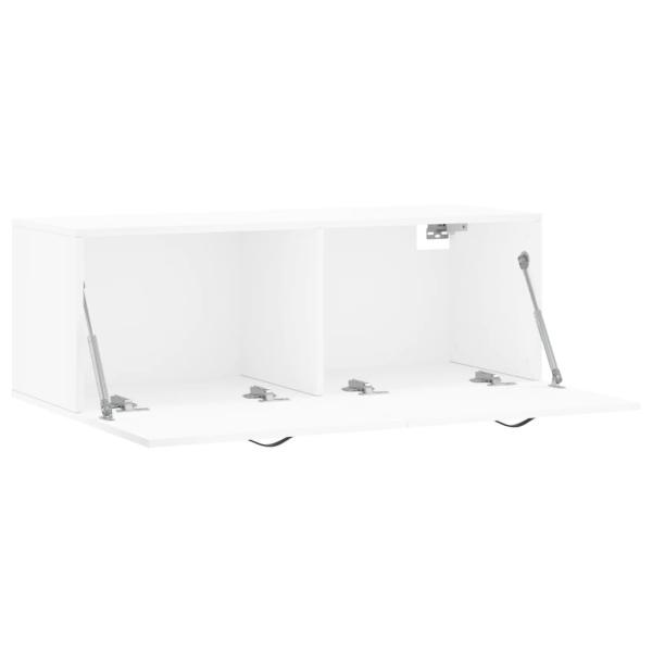 Wandschrank Weiß 100x36,5x35 cm Holzwerkstoff