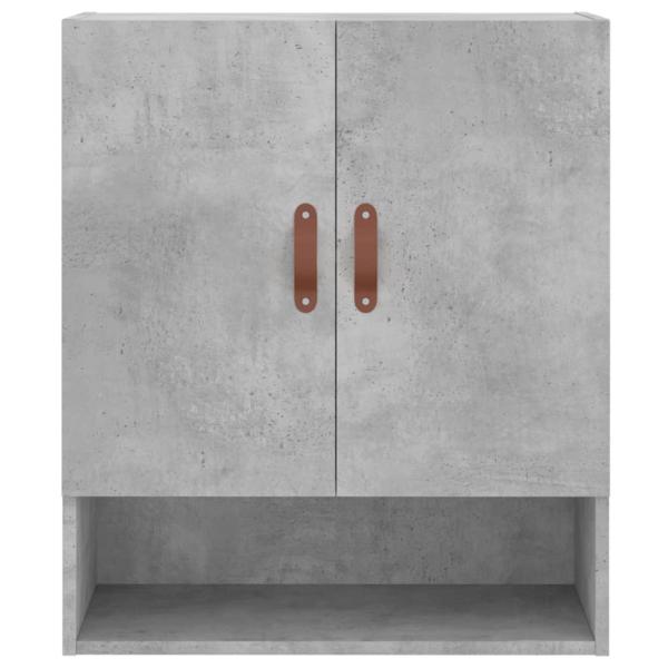Wandschrank Betongrau 60x31x70 cm Holzwerkstoff