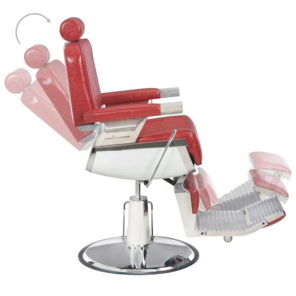 Friseurstuhl Rot 68x69x116 cm Kunstleder