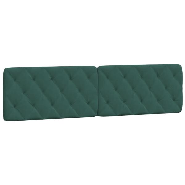 Bettgestell ohne Matratze Dunkelgrün 200x200 cm Samt