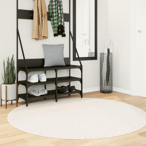 ARDEBO.de - Teppich OVIEDO Kurzflor Beige Ø 160 cm