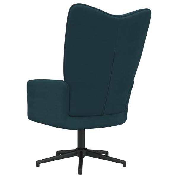 Relaxsessel Blau Samt
