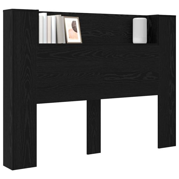 Kopfteil Schrank Schwarze Eiche Holzwerkstoff