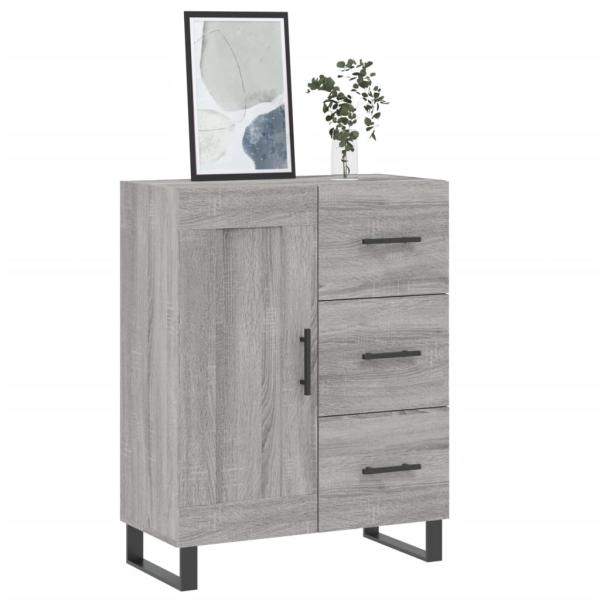 Sideboard Grau Sonoma 69,5x34x90 cm Holzwerkstoff