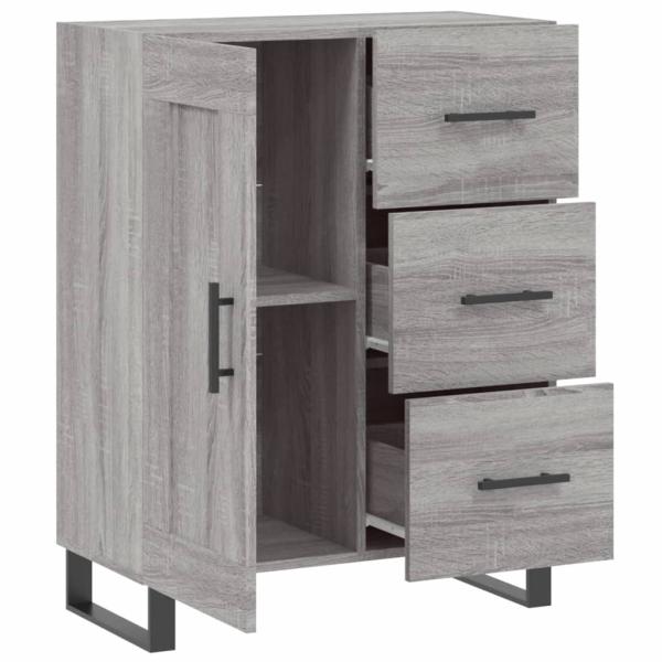 Sideboard Grau Sonoma 69,5x34x90 cm Holzwerkstoff