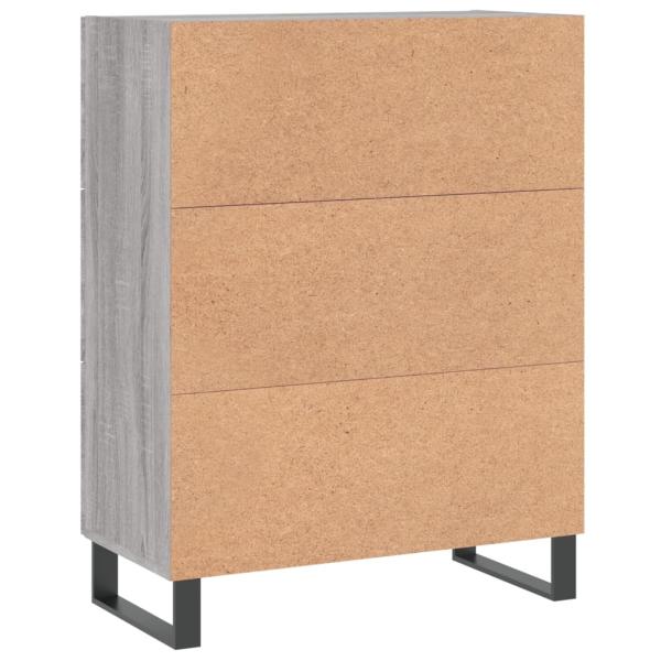 Sideboard Grau Sonoma 69,5x34x90 cm Holzwerkstoff