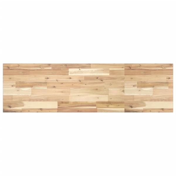 Schweberegale 4 Stk. 120x40x2 cm Massivholz Akazie Unbehandelt