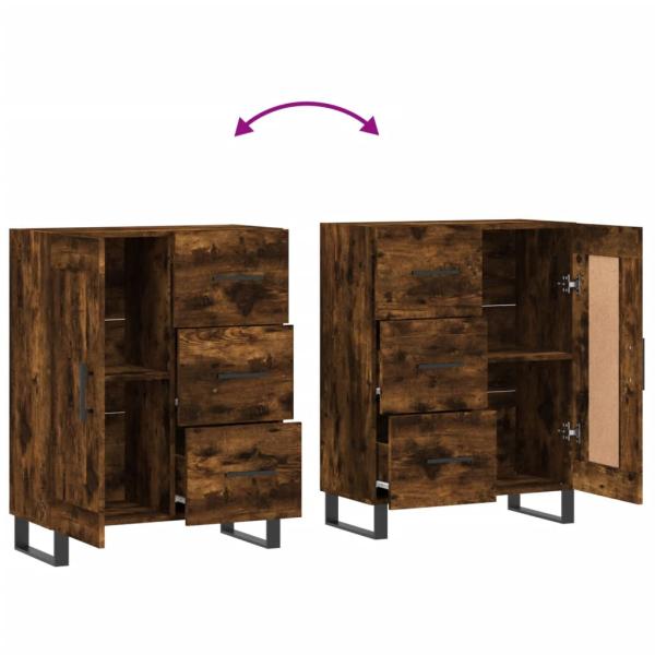 Sideboard Räuchereiche 69,5x34x90 cm Holzwerkstoff