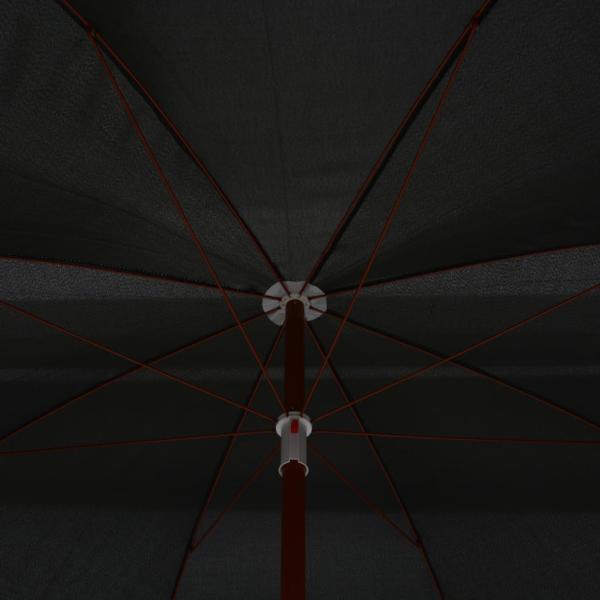 Sonnenschirm mit Stahl-Mast 300 cm Anthrazit