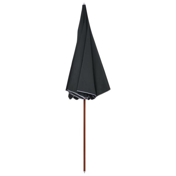 Sonnenschirm mit Stahl-Mast 300 cm Anthrazit