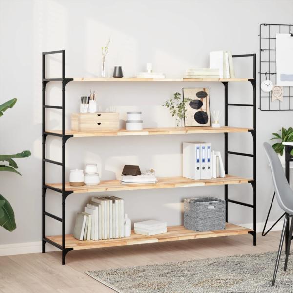 ARDEBO.de - Schweberegale 3 Stk. 140x40x2 cm Massivholz Akazie Unbehandelt