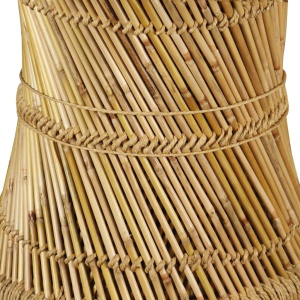 Couchtisch Bambus Achteckig 60x60x45 cm