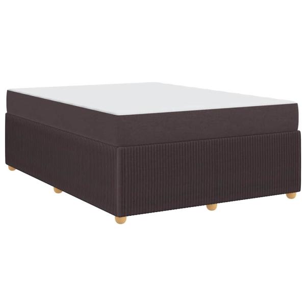 Bettgestell Sonstiges Dunkelbraun 140 x 200 cm Stoff