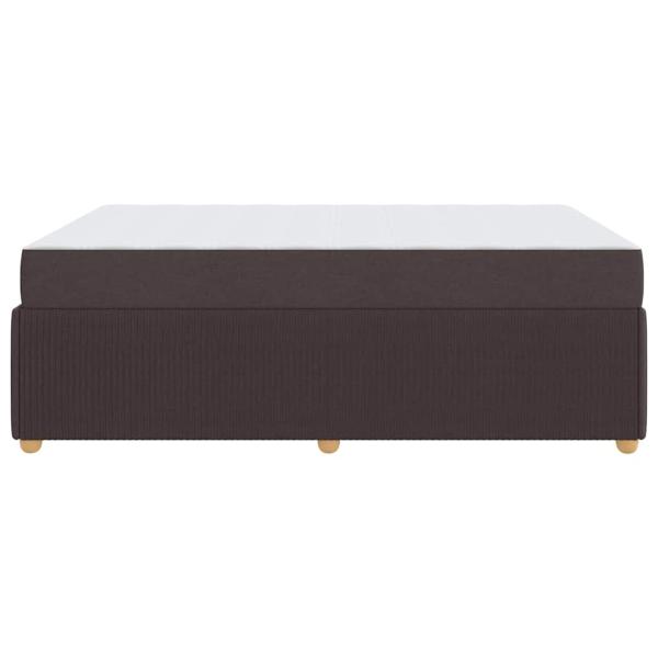 Bettgestell Sonstiges Dunkelbraun 140 x 200 cm Stoff
