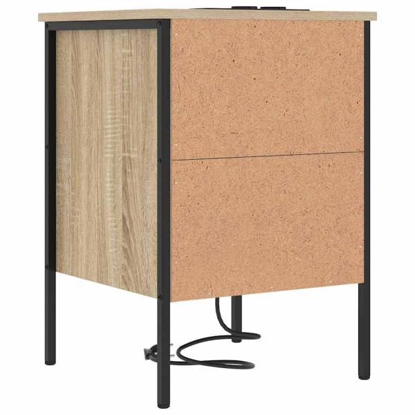 Nachttische 2 pcs Sonoma Eiche 42 x 41 x 61 cm Holzwerkstoff