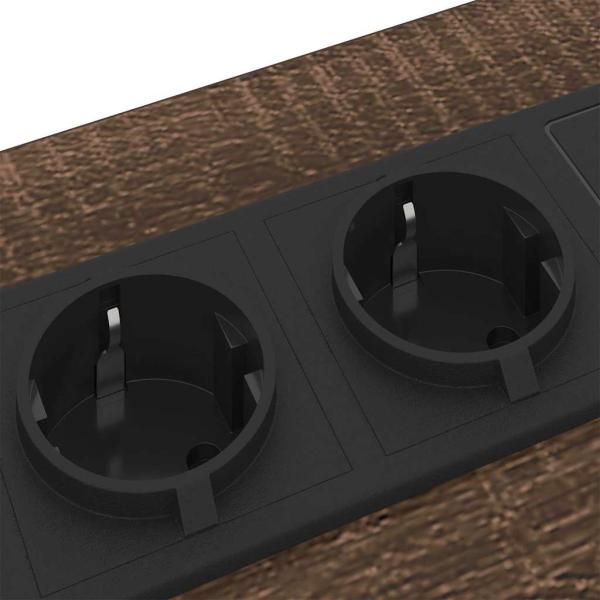 Nachttische 2 pcs Braune Eiche 42 x 41 x 61 cm Holzwerkstoff