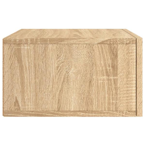 Wand-Nachttisch Sonoma-Eiche 35x35x20 cm
