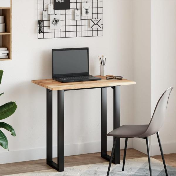 Schreibtischplatte Unbehandelt 80x50x2 cm Massivholz Akazie