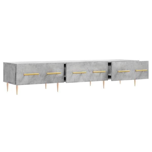 TV-Schrank Betongrau 150x36x30 cm Holzwerkstoff