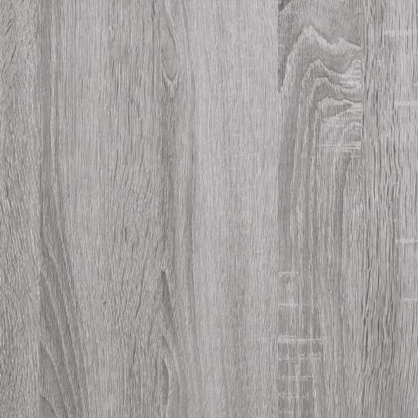 Highboard Grau Sonoma 69,5x34x180 cm Holzwerkstoff